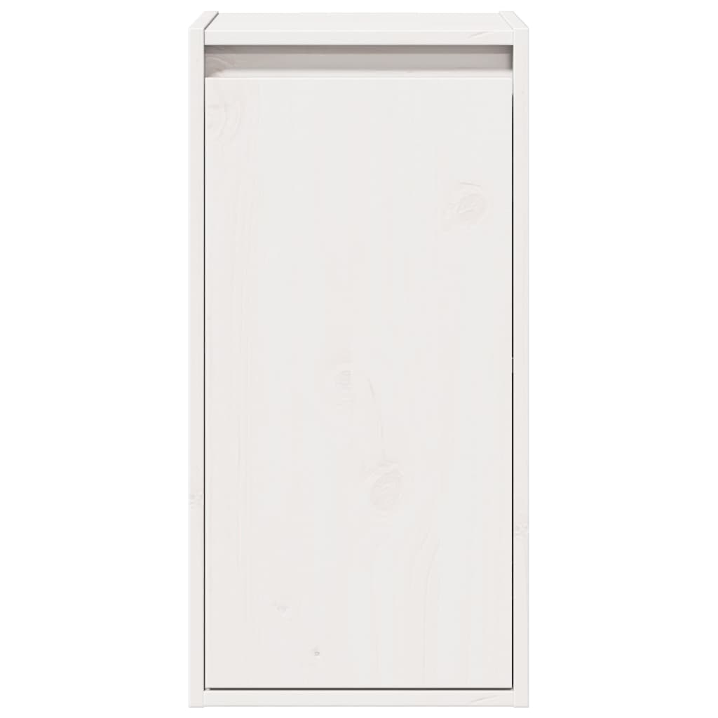 vidaXL Dulapuri de perete, 2 buc., alb, 30x30x60 cm, lemn masiv de pin