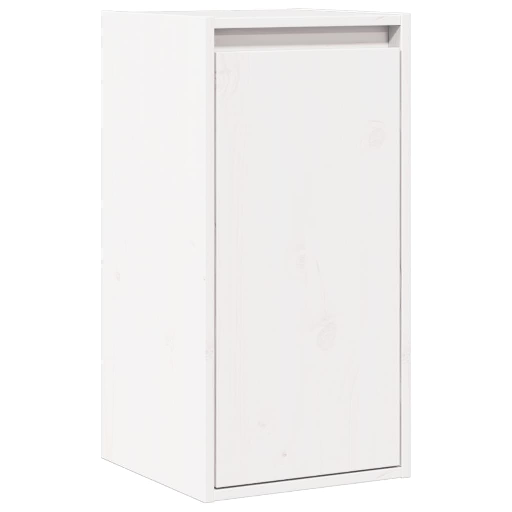 vidaXL Dulapuri de perete, 2 buc., alb, 30x30x60 cm, lemn masiv de pin