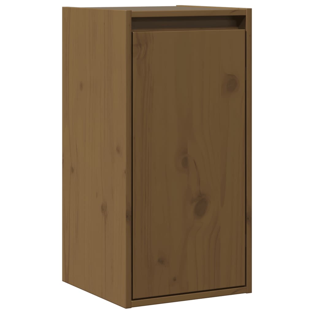 vidaXL Dulap de perete, maro miere, 30x30x60 cm, lemn masiv de pin vidaXL Dulap de perete, maro miere, 30x30x60 cm, lemn masiv de pin