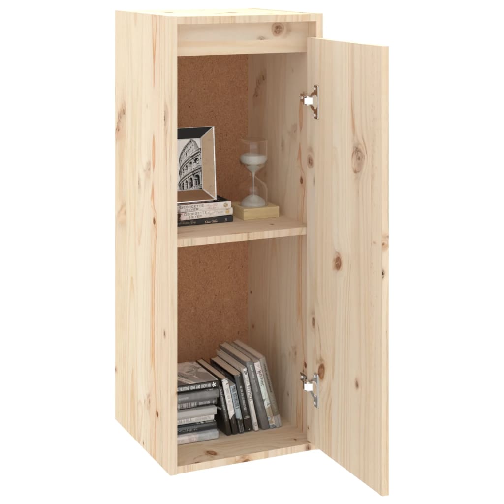 vidaXL Dulap de perete, 30x30x80 cm, lemn masiv de pin