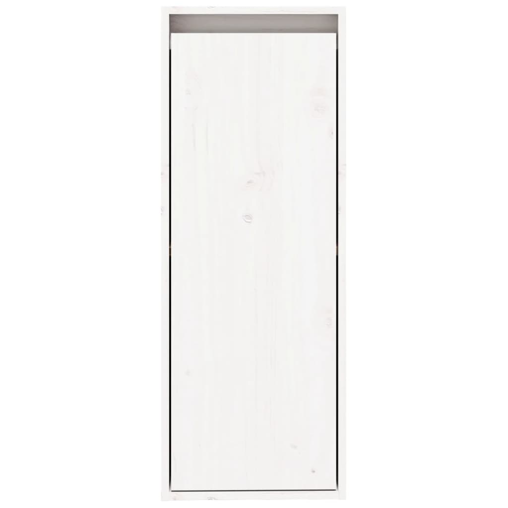 vidaXL Dulapuri de perete, 2 buc., alb, 30x30x80 cm, lemn masiv de pin vidaXL Dulapuri de perete, 2 buc., alb, 30x30x80 cm, lemn masiv de pin