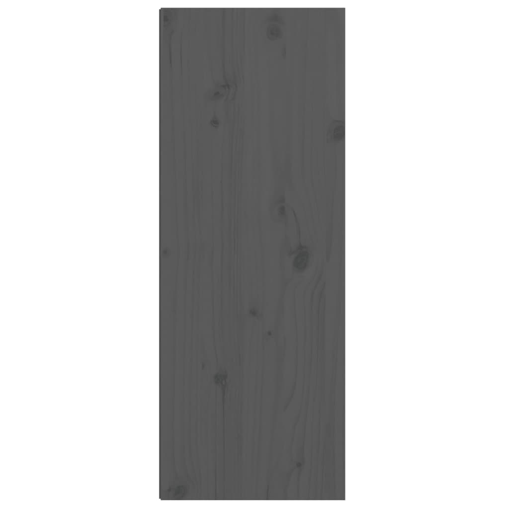 vidaXL Dulap de perete, gri, 30x30x80 cm, lemn masiv de pin vidaXL Dulap de perete, gri, 30x30x80 cm, lemn masiv de pin