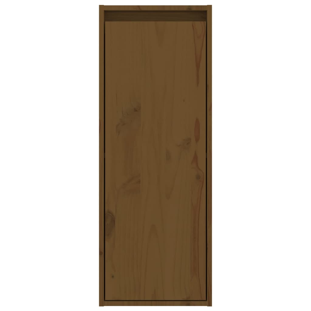vidaXL Dulapuri de perete 2 buc. maro miere 30x30x80 cm lemn de pin