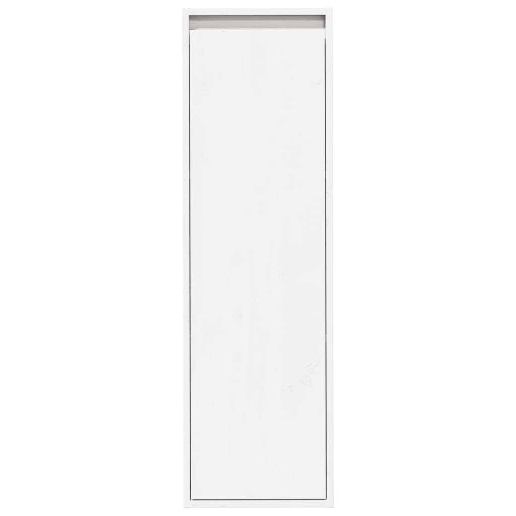 vidaXL Dulap de perete, alb, 30x30x100 cm, lemn masiv de pin vidaXL Dulap de perete, alb, 30x30x100 cm, lemn masiv de pin