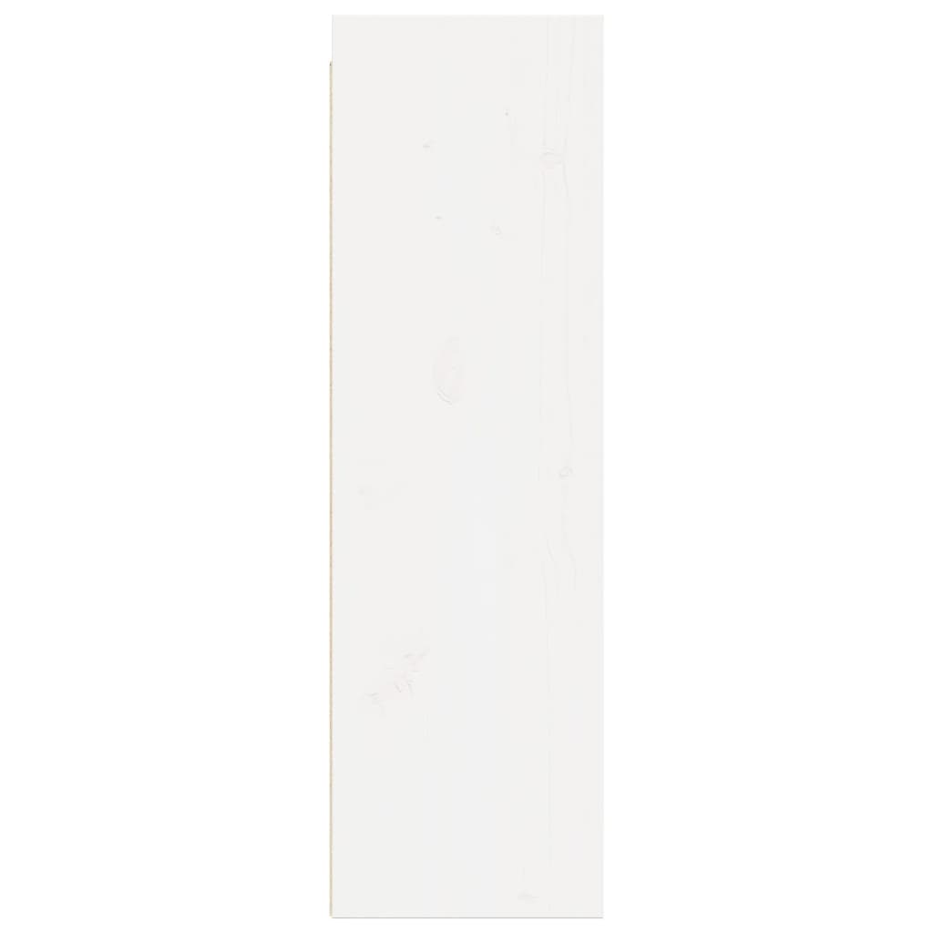 vidaXL Dulap de perete, alb, 30x30x100 cm, lemn masiv de pin vidaXL Dulap de perete, alb, 30x30x100 cm, lemn masiv de pin