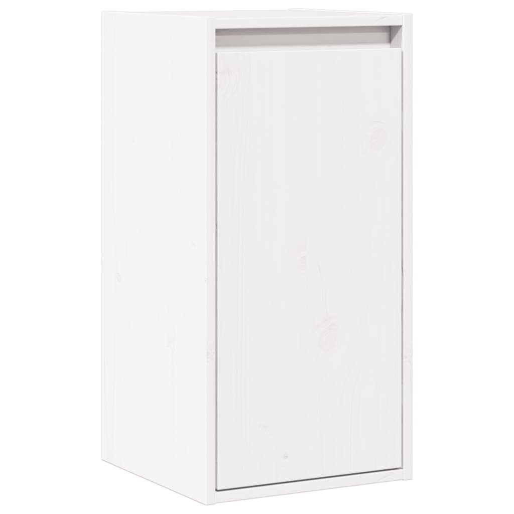 vidaXL Dulap de perete, alb, 30x30x100 cm, lemn masiv de pin vidaXL Dulap de perete, alb, 30x30x100 cm, lemn masiv de pin