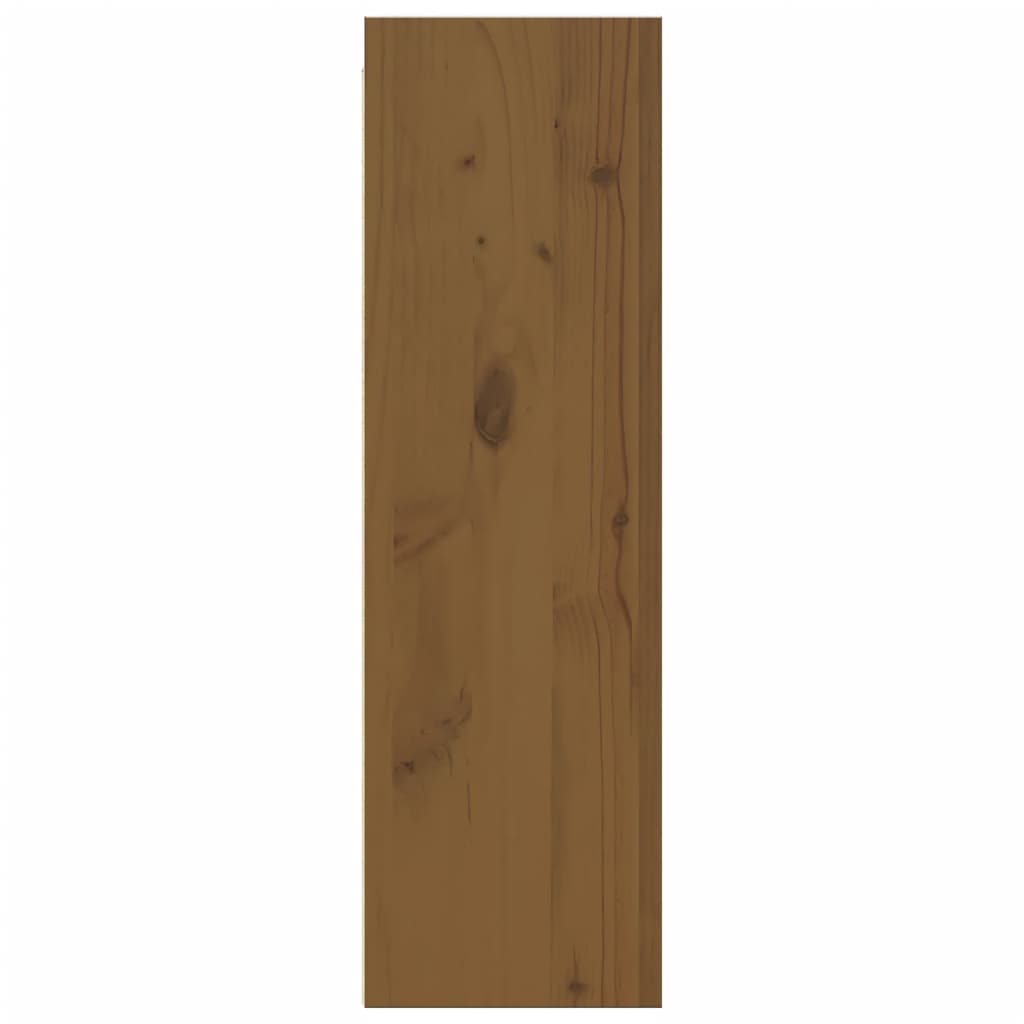 vidaXL Dulap de perete, maro miere, 30x30x100 cm, lemn masiv de pin