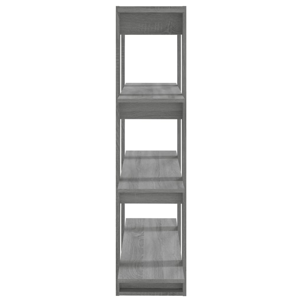 vidaXL Bibliotecă/Separator cameră, gri sonoma, 100x30x123,5 cm vidaXL Bibliotecă/Separator cameră, gri sonoma, 100x30x123,5 cm