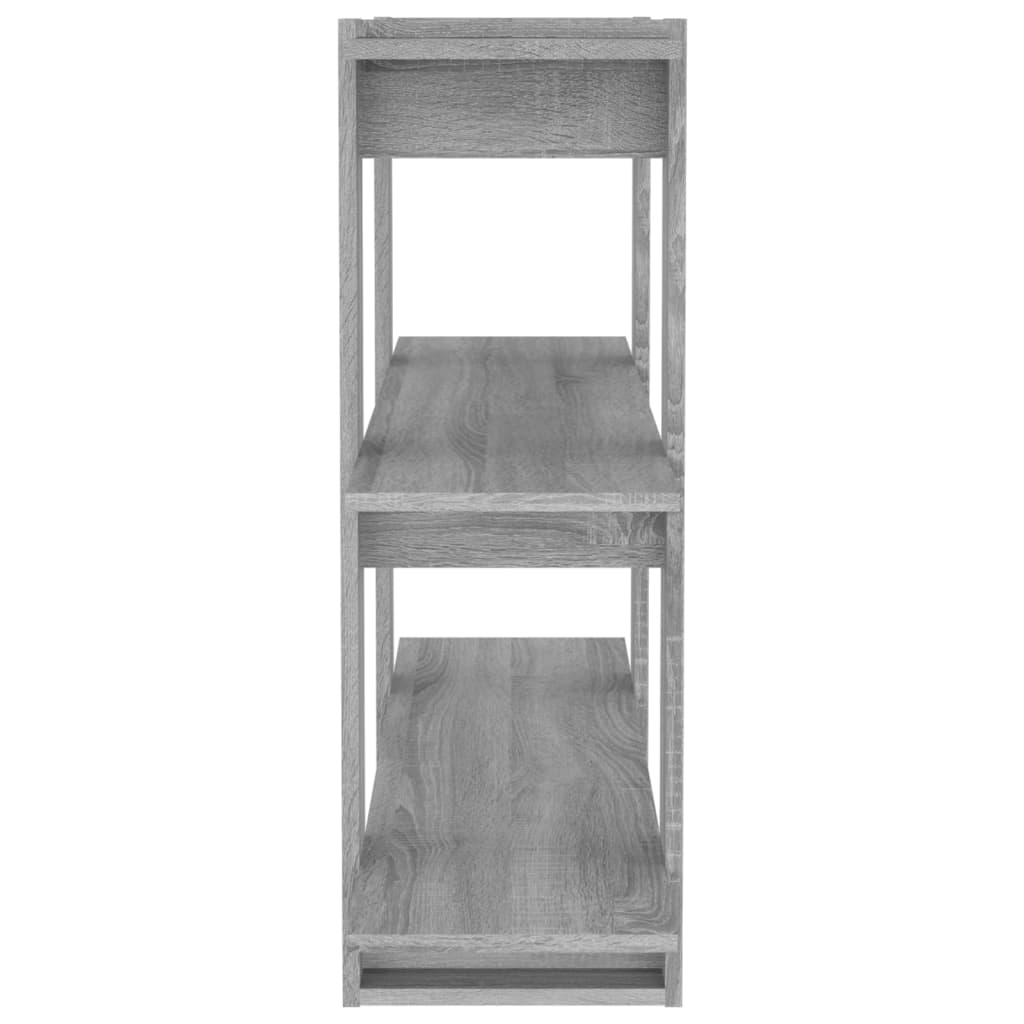 vidaXL Bibliotecă/Separator cameră, gri sonoma, 100x30x87 cm vidaXL Bibliotecă/Separator cameră, gri sonoma, 100x30x87 cm