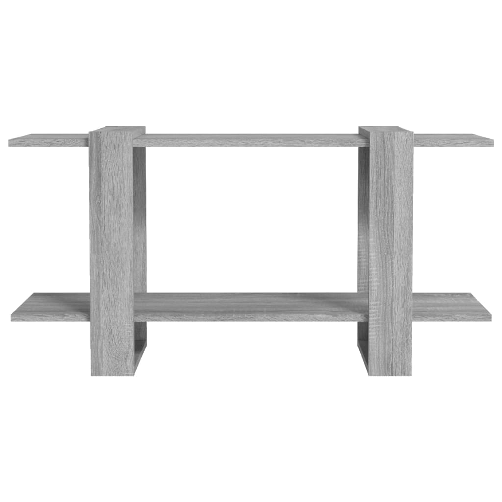 vidaXL Bibliotecă, gri sonoma, 100x30x51 cm, lemn compozit vidaXL Bibliotecă, gri sonoma, 100x30x51 cm, lemn compozit