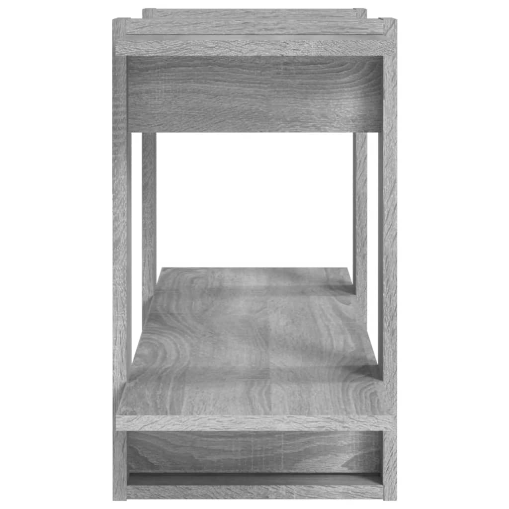 vidaXL Bibliotecă, gri sonoma, 100x30x51 cm, lemn compozit vidaXL Bibliotecă, gri sonoma, 100x30x51 cm, lemn compozit