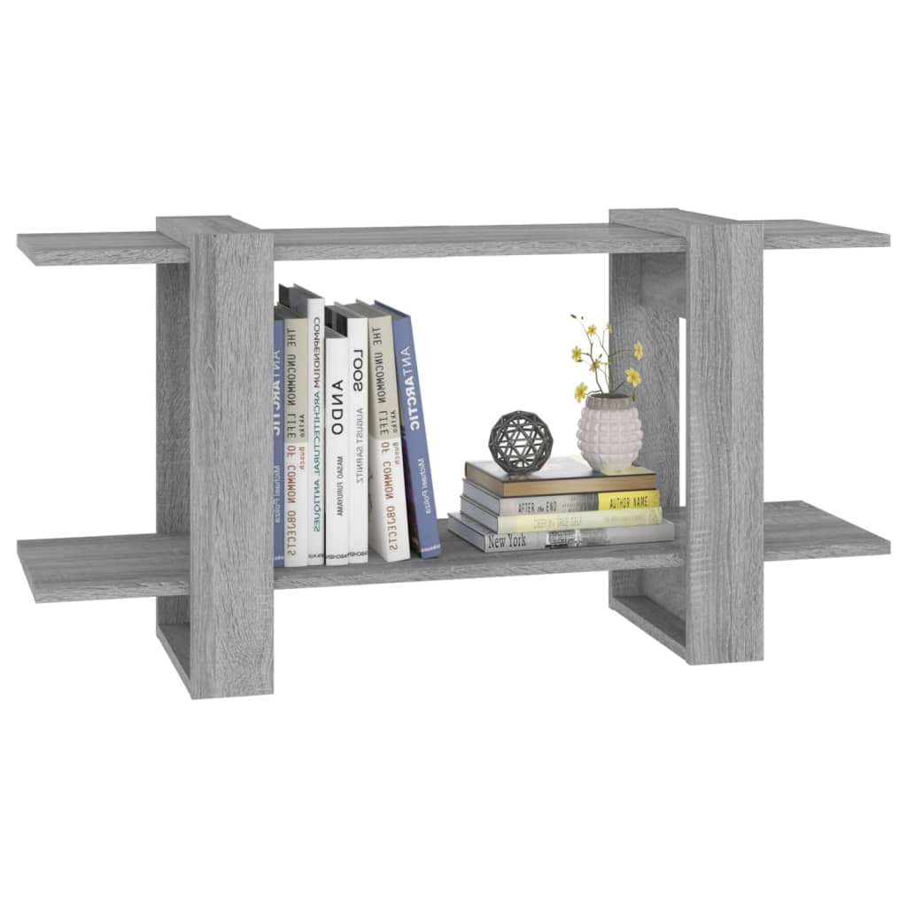 vidaXL Bibliotecă, gri sonoma, 100x30x51 cm, lemn compozit vidaXL Bibliotecă, gri sonoma, 100x30x51 cm, lemn compozit