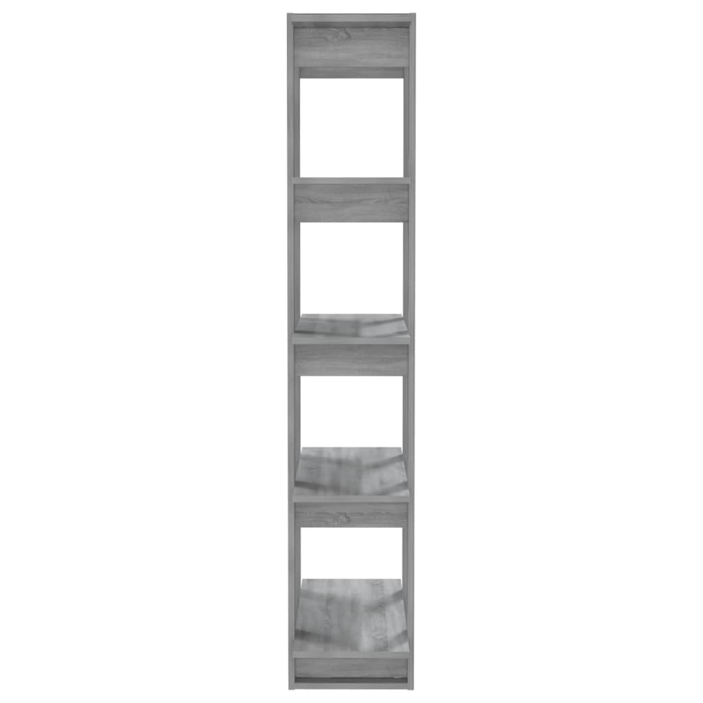 vidaXL Bibliotecă/Separator cameră, gri sonoma, 80x30x160 cm, PAL