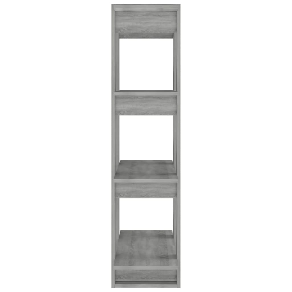 vidaXL Dulap de cărți/Separator de cameră gri sonoma 80x30x123,5 cm vidaXL Dulap de cărți/Separator de cameră gri sonoma 80x30x123,5 cm