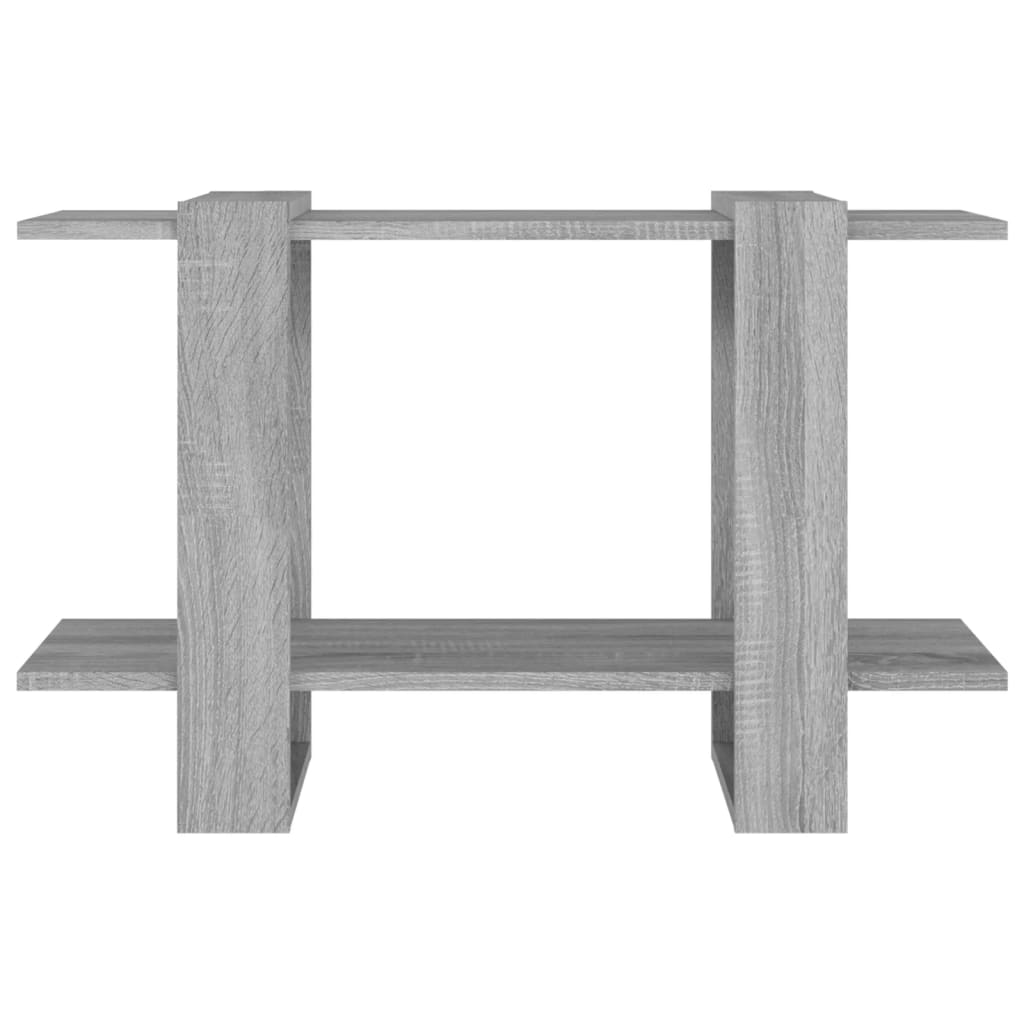 vidaXL Bibliotecă/Separator cameră, gri sonoma, 80x30x51 cm vidaXL Bibliotecă/Separator cameră, gri sonoma, 80x30x51 cm