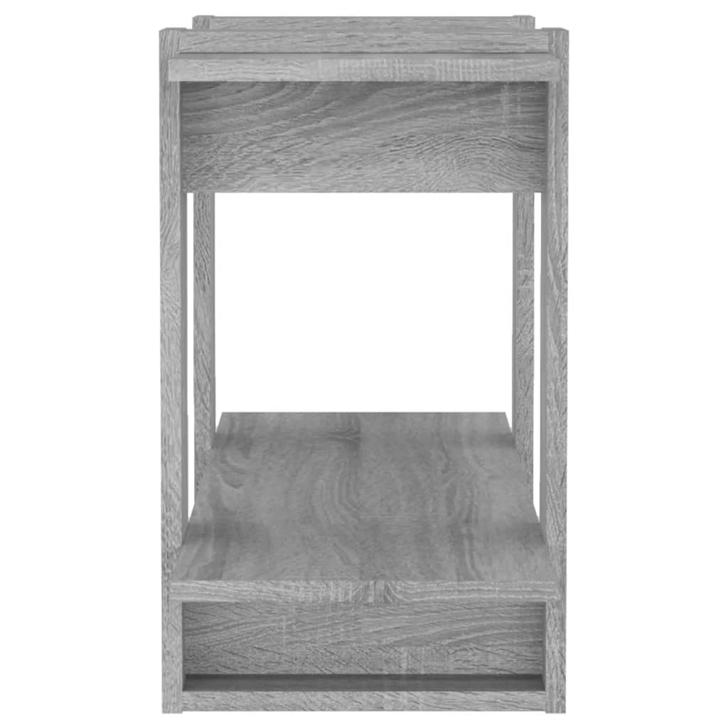 vidaXL Bibliotecă/Separator cameră, gri sonoma, 80x30x51 cm vidaXL Bibliotecă/Separator cameră, gri sonoma, 80x30x51 cm