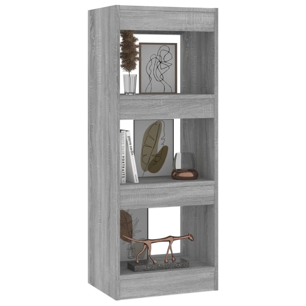vidaXL Bibliotecă/Separator cameră, gri sonoma, 40x30x103 cm, PAL vidaXL Bibliotecă/Separator cameră, gri sonoma, 40x30x103 cm, PAL
