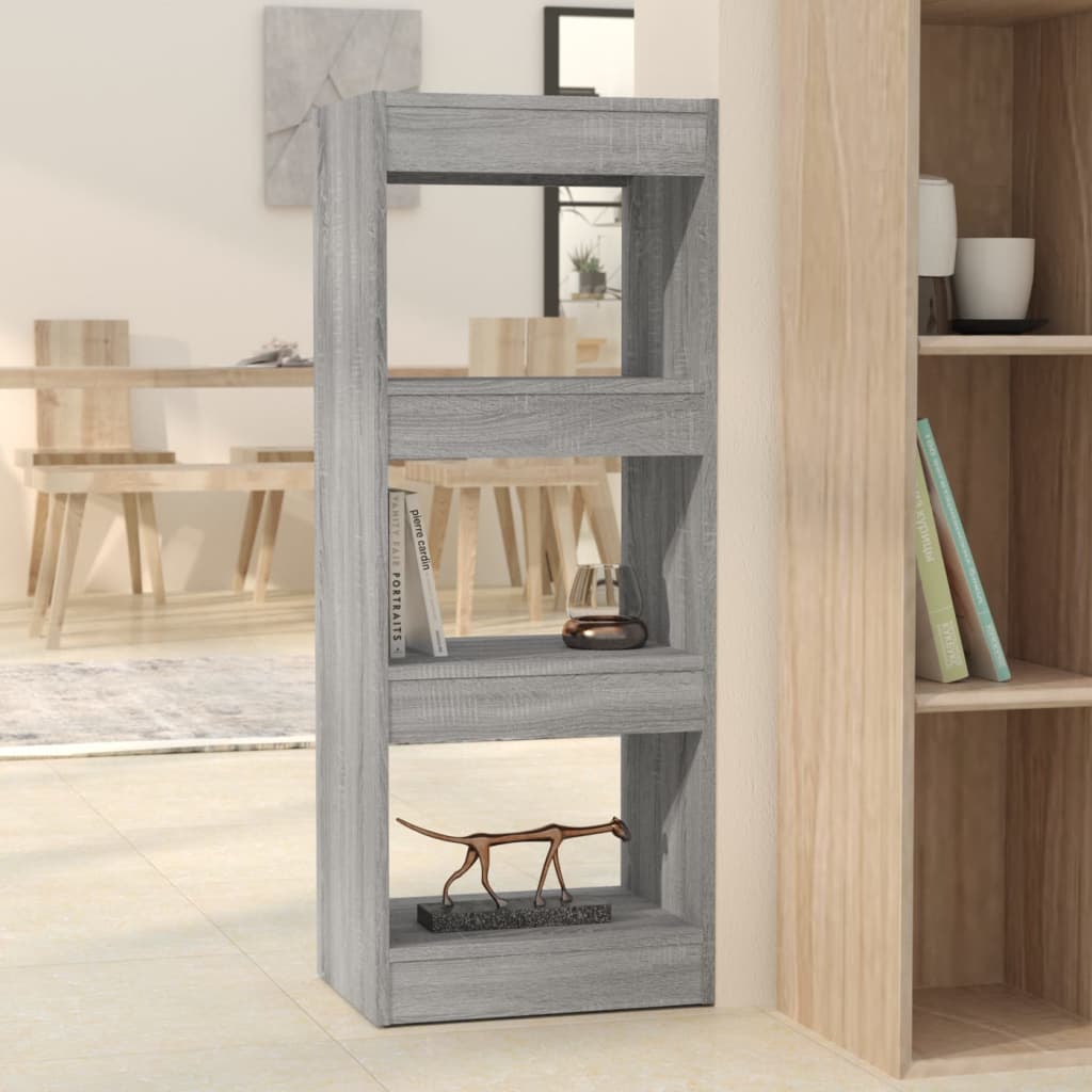 vidaXL Bibliotecă/Separator cameră, gri sonoma, 40x30x103 cm, PAL vidaXL Bibliotecă/Separator cameră, gri sonoma, 40x30x103 cm, PAL