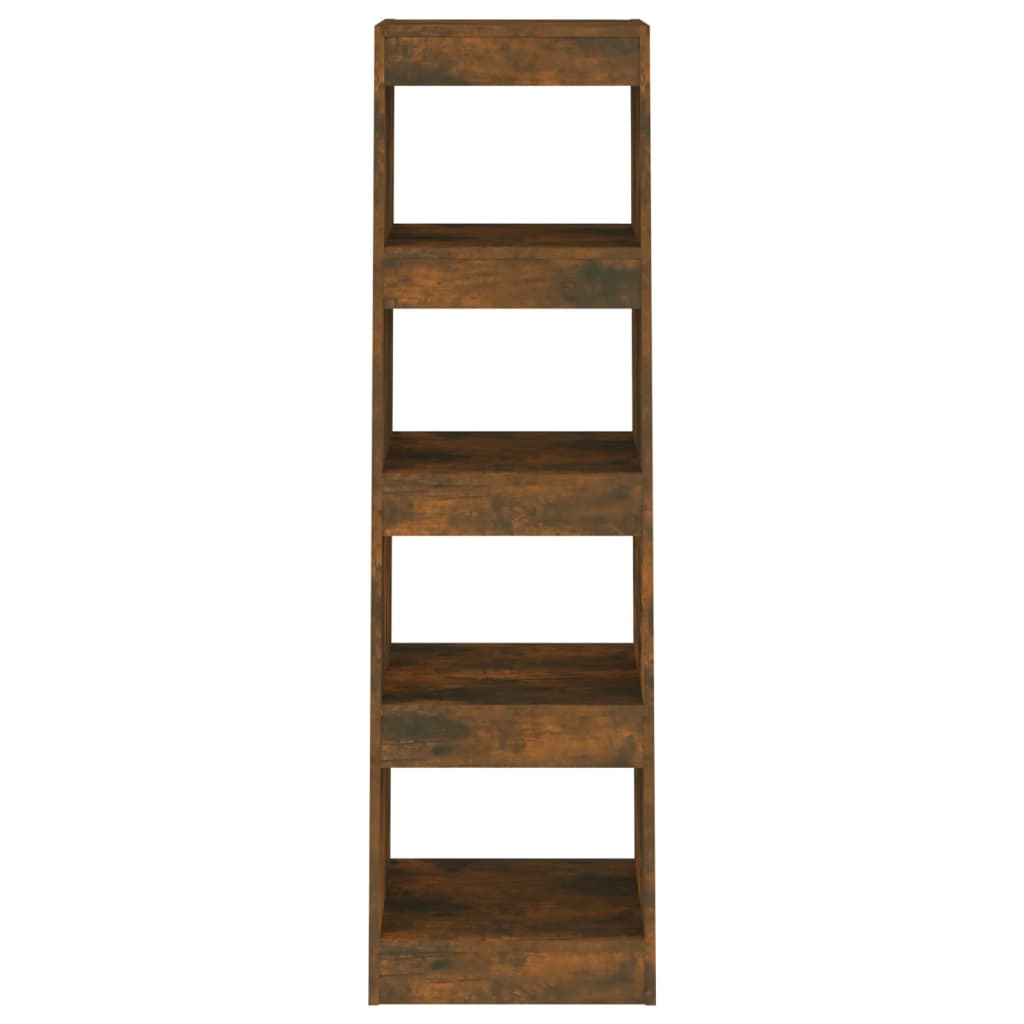 vidaXL Bibliotecă/Separator de cameră, stejar afumat, 40x30x135 cm vidaXL Bibliotecă/Separator de cameră, stejar afumat, 40x30x135 cm