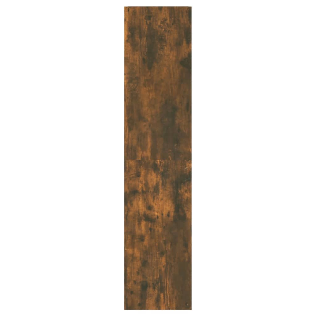 vidaXL Bibliotecă/Separator de cameră, stejar afumat, 40x30x135 cm vidaXL Bibliotecă/Separator de cameră, stejar afumat, 40x30x135 cm