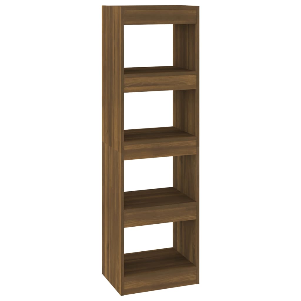 vidaXL Bibliotecă/Separator de cameră, stejar afumat, 40x30x135 cm vidaXL Bibliotecă/Separator de cameră, stejar afumat, 40x30x135 cm