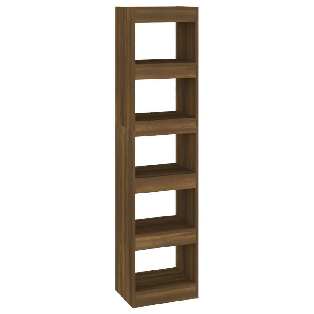 vidaXL Bibliotecă/Separator cameră, stejar maro, 40x30x166 cm vidaXL Bibliotecă/Separator cameră, stejar maro, 40x30x166 cm