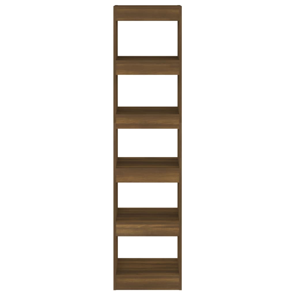 vidaXL Bibliotecă/Separator cameră, stejar maro, 40x30x166 cm vidaXL Bibliotecă/Separator cameră, stejar maro, 40x30x166 cm