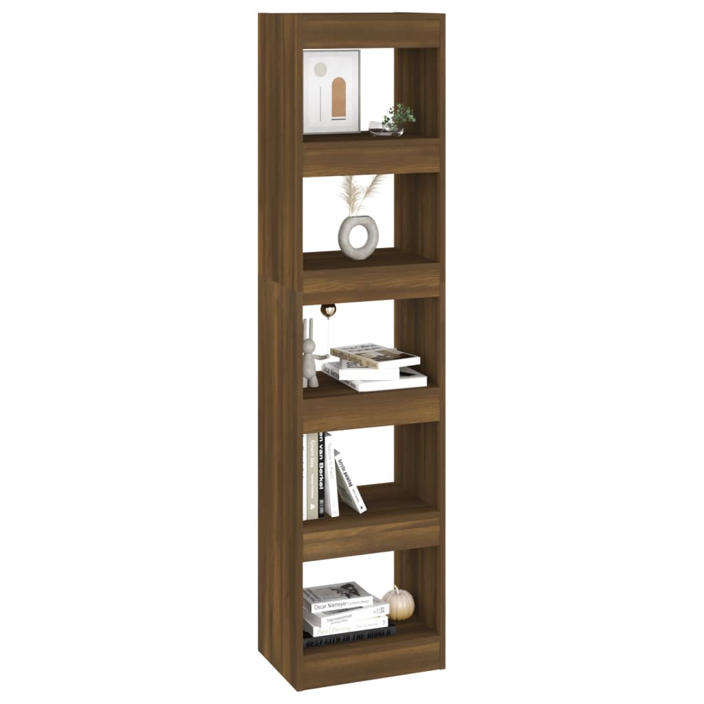 vidaXL Bibliotecă/Separator cameră, stejar maro, 40x30x166 cm vidaXL Bibliotecă/Separator cameră, stejar maro, 40x30x166 cm