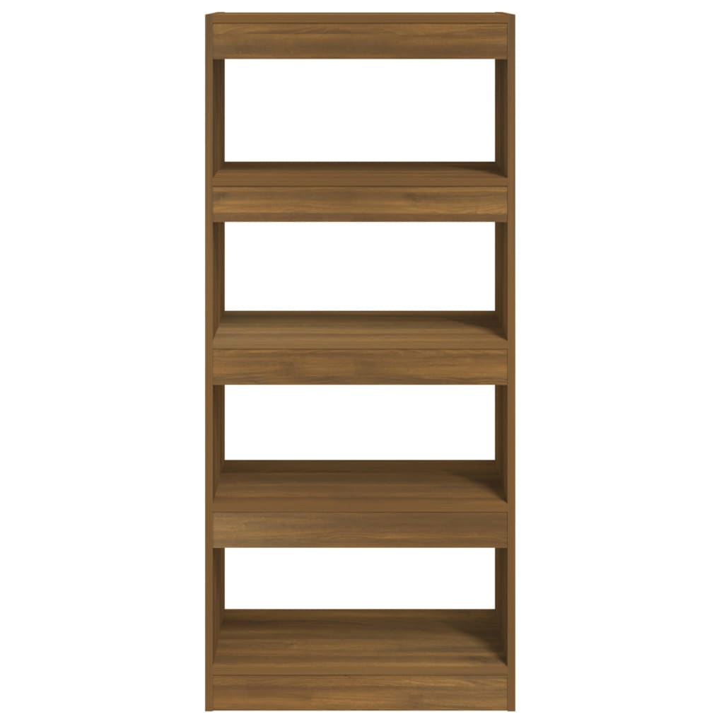 vidaXL Bibliotecă/Separator stejar maro, 60x30x135 cm, lemn prelucrat vidaXL Bibliotecă/Separator stejar maro, 60x30x135 cm, lemn prelucrat