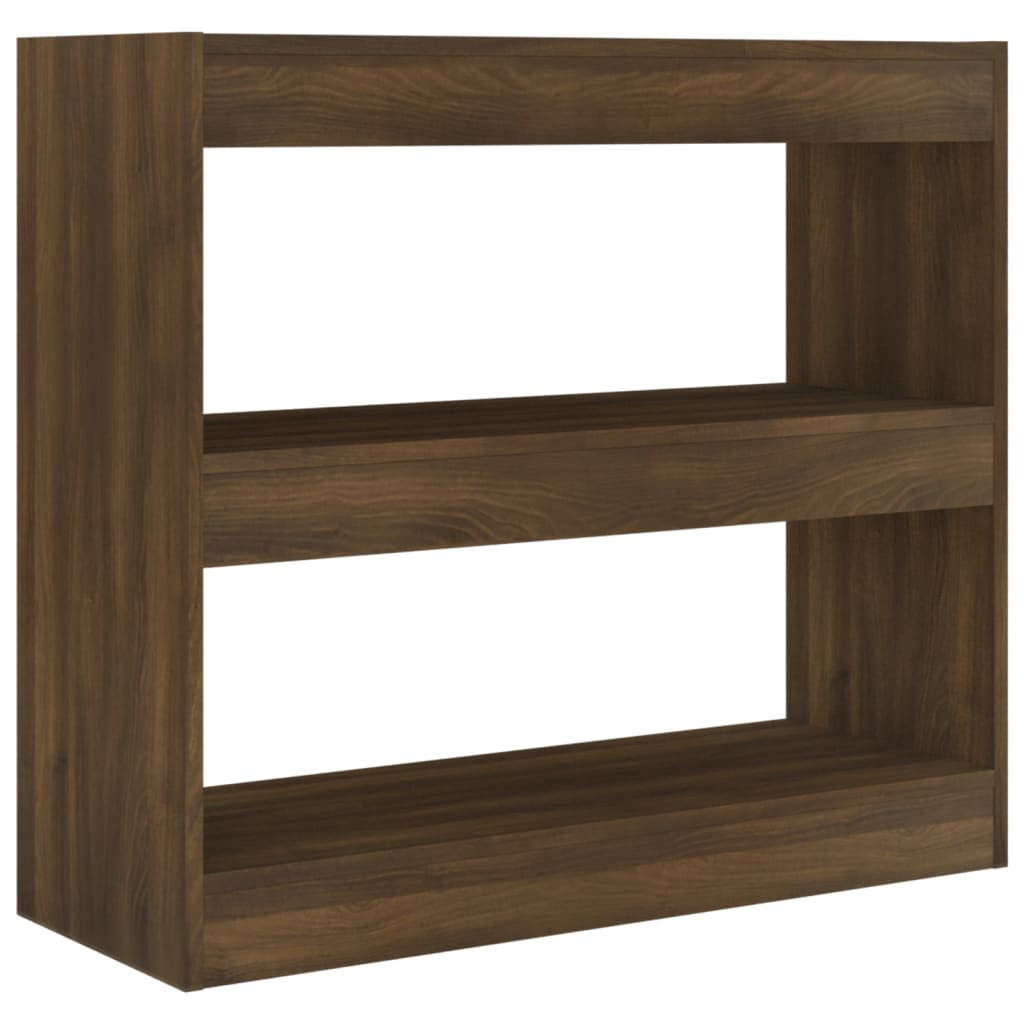 vidaXL Bibliotecă/Separator cameră, stejar maro, 80x30x72 cm, PAL vidaXL Bibliotecă/Separator cameră, stejar maro, 80x30x72 cm, PAL