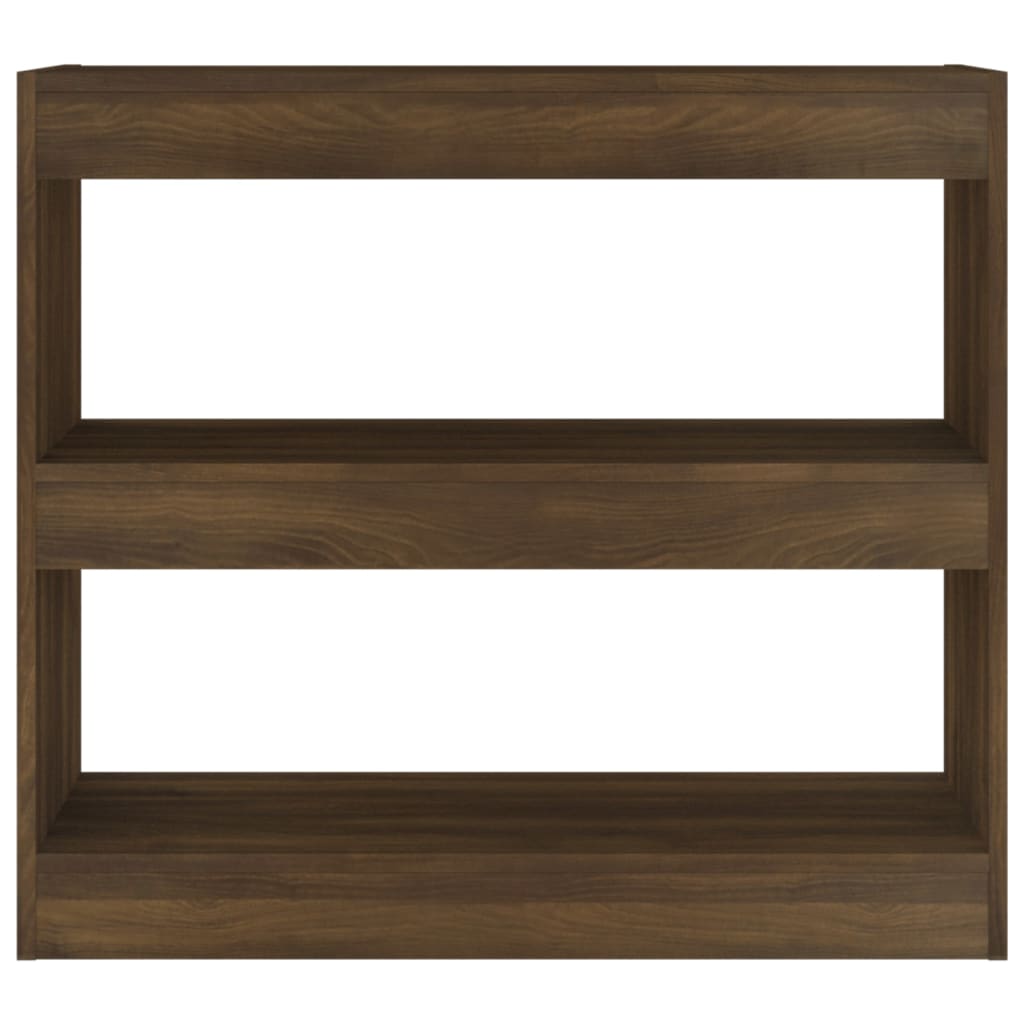 vidaXL Bibliotecă/Separator cameră, stejar maro, 80x30x72 cm, PAL vidaXL Bibliotecă/Separator cameră, stejar maro, 80x30x72 cm, PAL