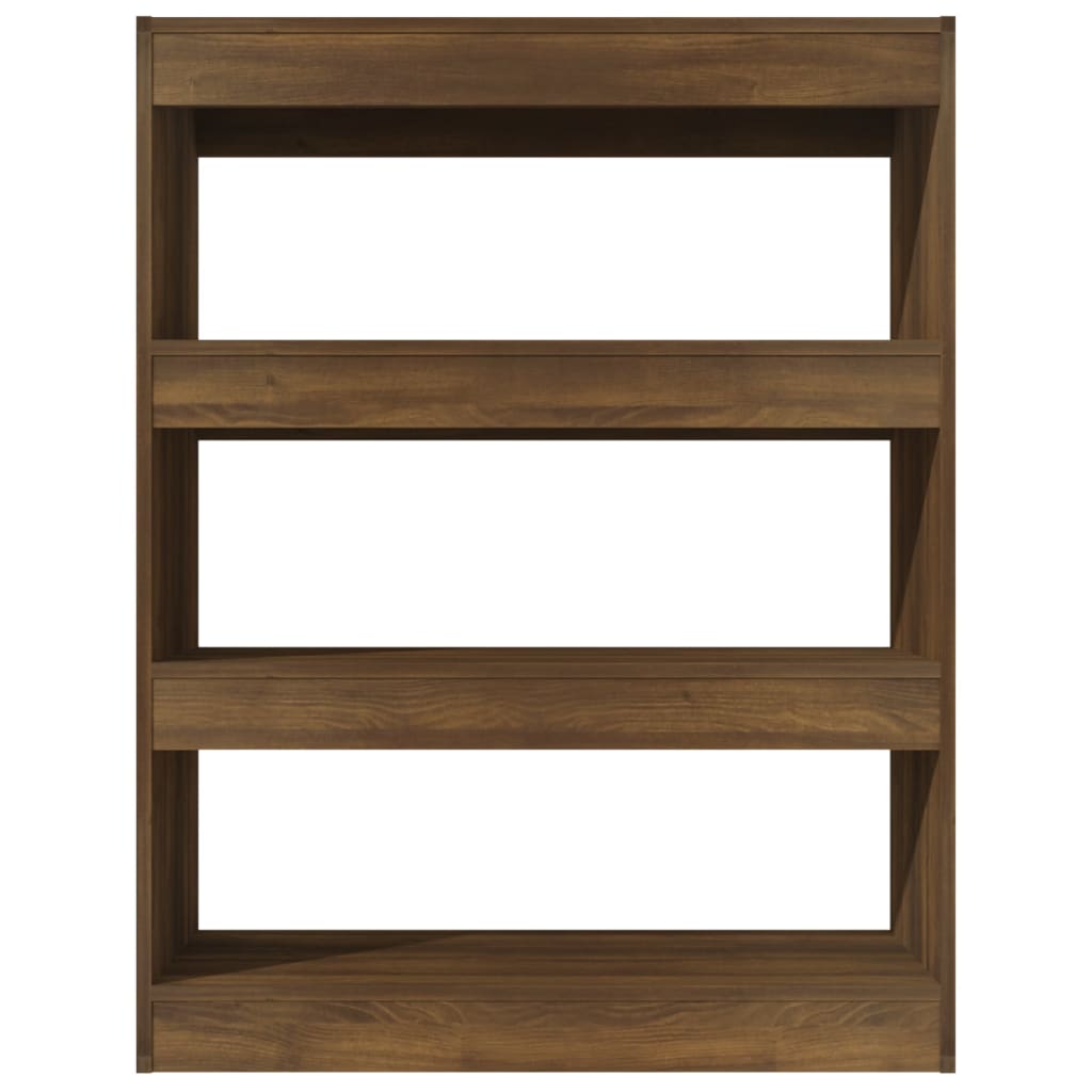 vidaXL Bibliotecă/Separator cameră, stejar, 80x30x103cm lemn compozit vidaXL Bibliotecă/Separator cameră, stejar, 80x30x103cm lemn compozit