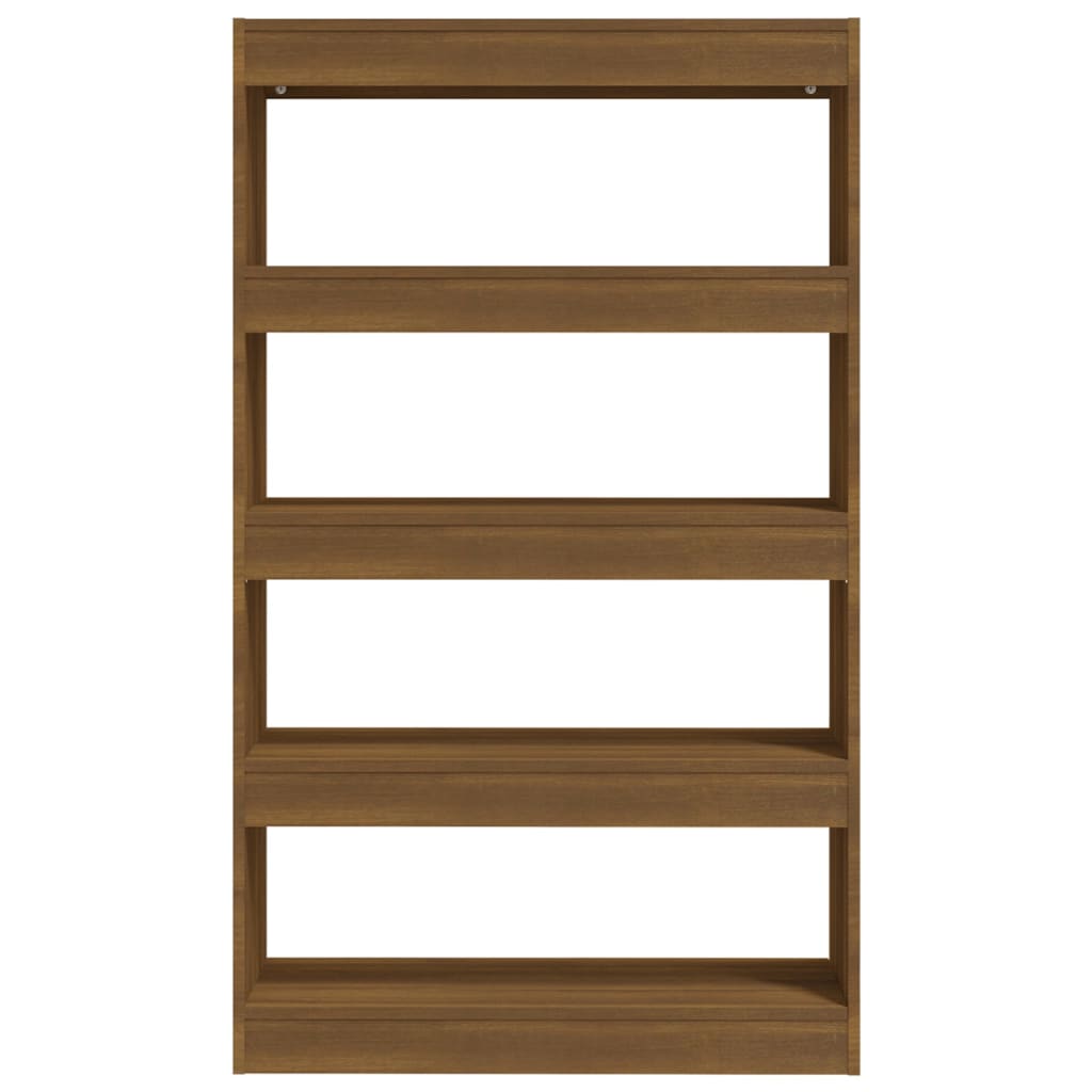 vidaXL Bibliotecă/Separator cameră, stejar maro, 80x30x135 cm, PAL vidaXL Bibliotecă/Separator cameră, stejar maro, 80x30x135 cm, PAL
