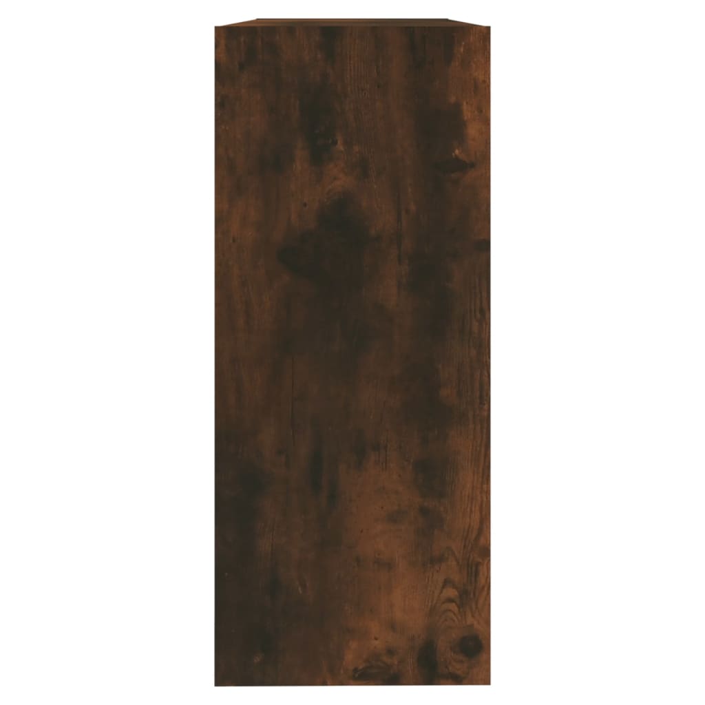 vidaXL Bibliotecă/Separator cameră, stejar fumuriu, 100x30x72 cm vidaXL Bibliotecă/Separator cameră, stejar fumuriu, 100x30x72 cm