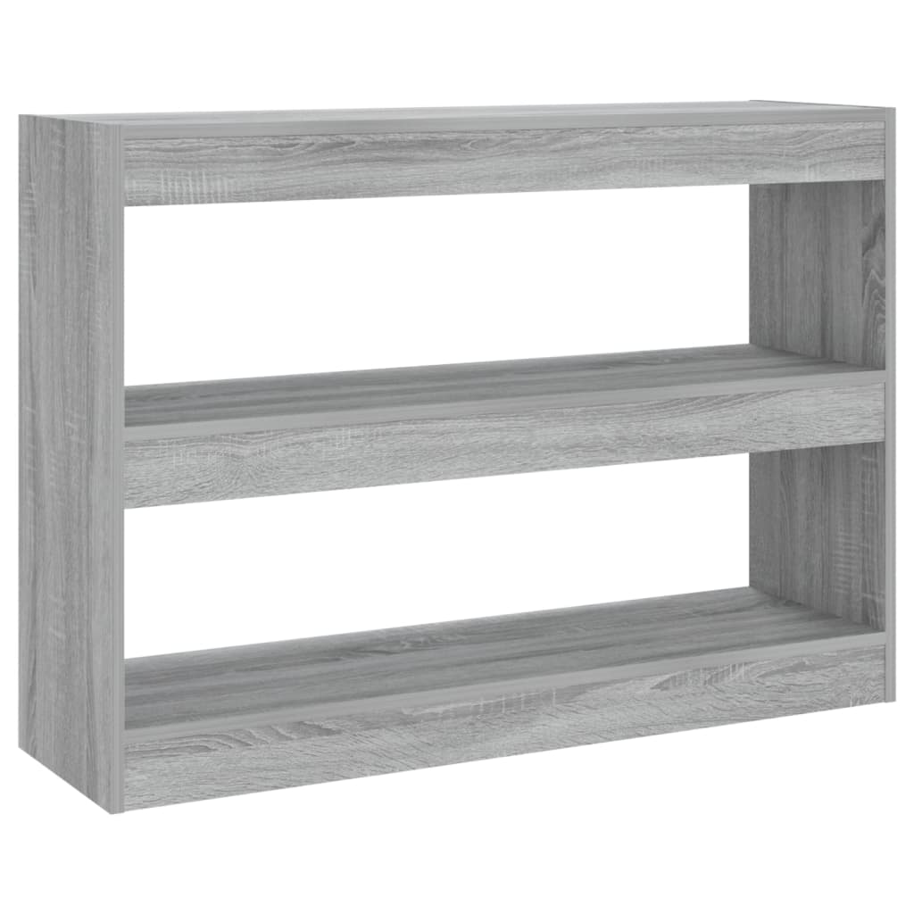 vidaXL Bibliotecă/Separator cameră, gri sonoma, 100x30x72 cm vidaXL Bibliotecă/Separator cameră, gri sonoma, 100x30x72 cm