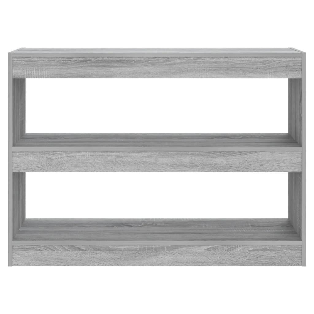 vidaXL Bibliotecă/Separator cameră, gri sonoma, 100x30x72 cm vidaXL Bibliotecă/Separator cameră, gri sonoma, 100x30x72 cm