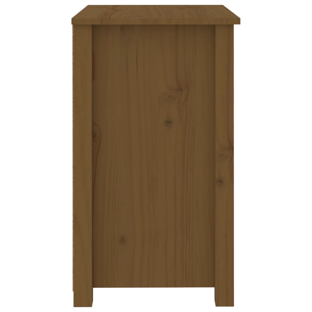 vidaXL Noptiere, 2 buc, maro miere, 50x35x61,5 cm, lemn masiv de pin
