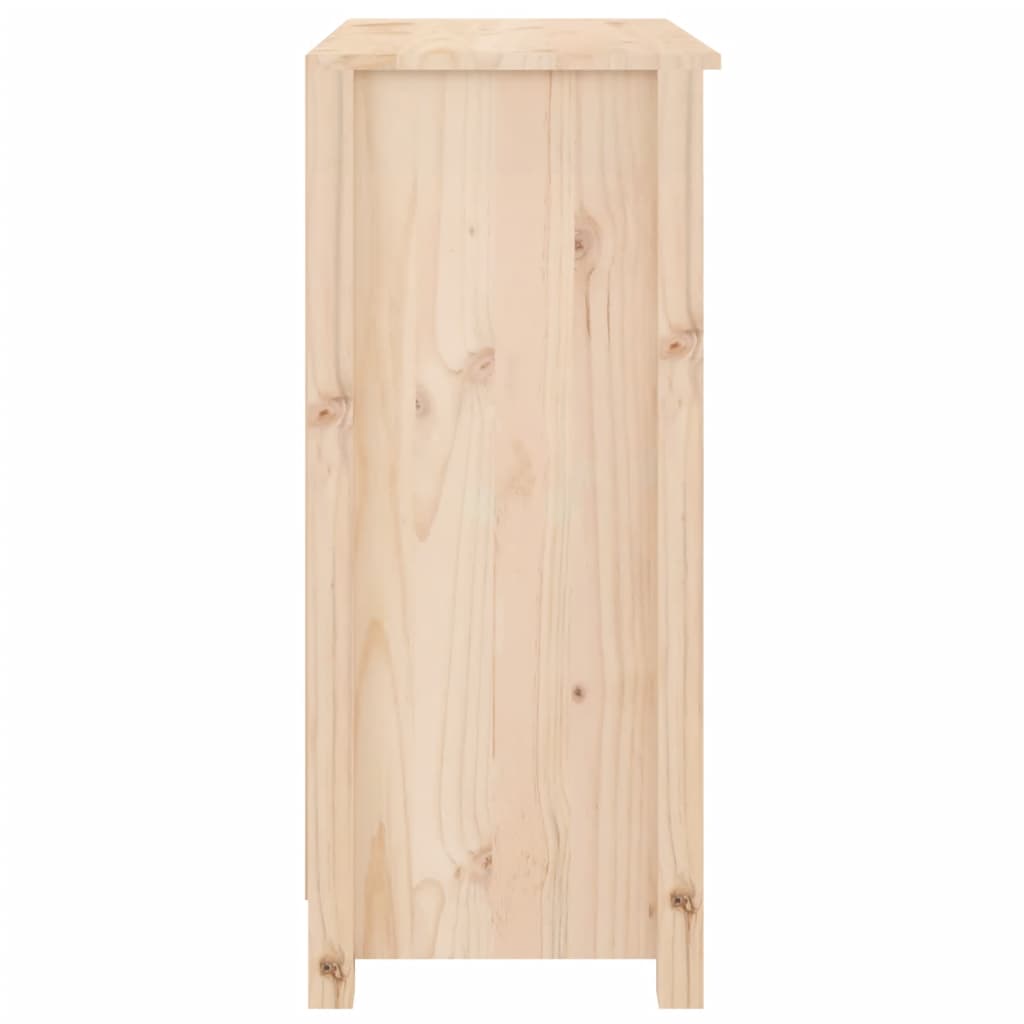 vidaXL Servantă, 70x35x80 cm, lemn masiv de pin