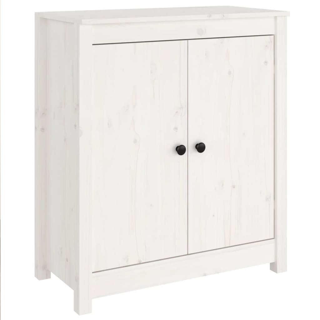 vidaXL Servantă, alb, 70x35x80 cm, lemn masiv de pin vidaXL Servantă, alb, 70x35x80 cm, lemn masiv de pin
