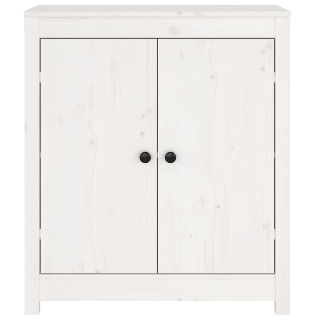 vidaXL Servantă, alb, 70x35x80 cm, lemn masiv de pin vidaXL Servantă, alb, 70x35x80 cm, lemn masiv de pin
