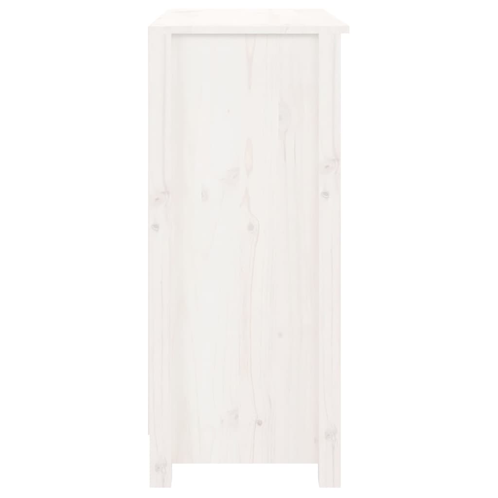 vidaXL Servantă, alb, 70x35x80 cm, lemn masiv de pin vidaXL Servantă, alb, 70x35x80 cm, lemn masiv de pin