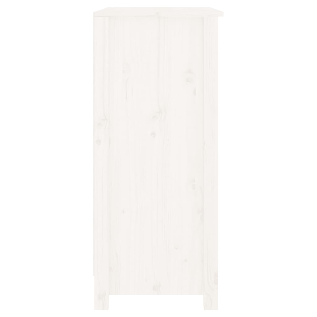vidaXL Servantă, alb, 70x35x80 cm, lemn masiv de pin vidaXL Servantă, alb, 70x35x80 cm, lemn masiv de pin