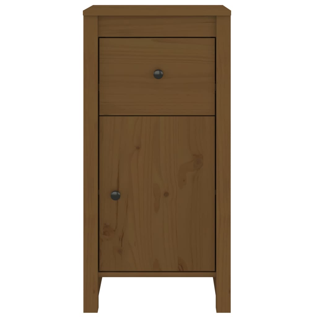 vidaXL Servante, 2 buc., maro miere, 40x35x80 cm, lemn masiv de pin vidaXL Servante, 2 buc., maro miere, 40x35x80 cm, lemn masiv de pin