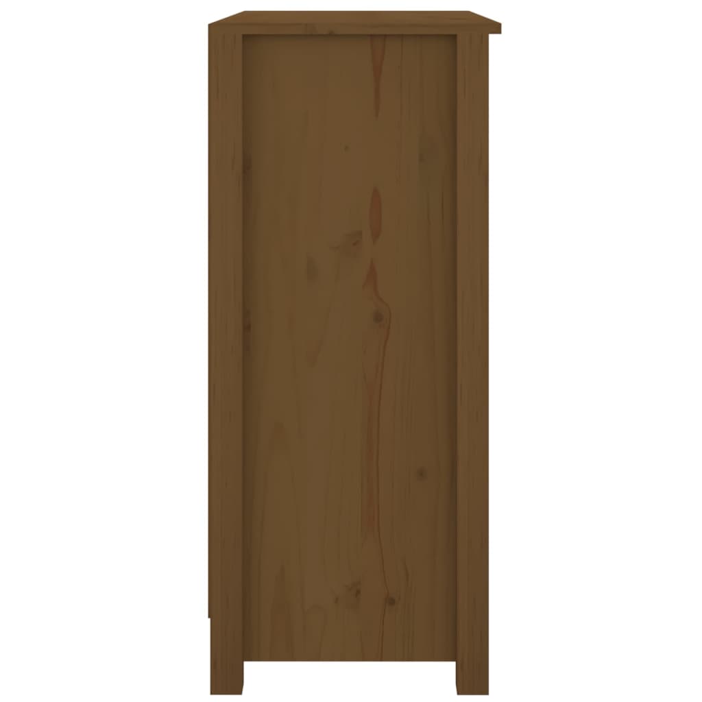 vidaXL Servantă, maro miere, 70x35x80 cm, lemn masiv de pin