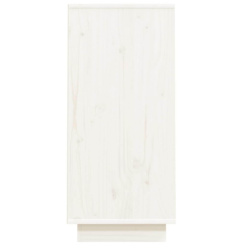 vidaXL Dulap consolă, alb, 60x34x75 cm, lemn masiv de pin vidaXL Dulap consolă, alb, 60x34x75 cm, lemn masiv de pin