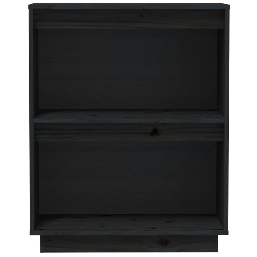 vidaXL Dulap consolă, negru, 60x34x75 cm, lemn masiv de pin vidaXL Dulap consolă, negru, 60x34x75 cm, lemn masiv de pin