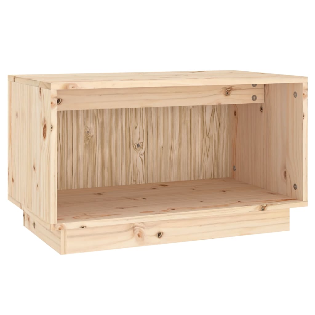vidaXL Comodă TV, 60x35x35 cm, lemn masiv de pin