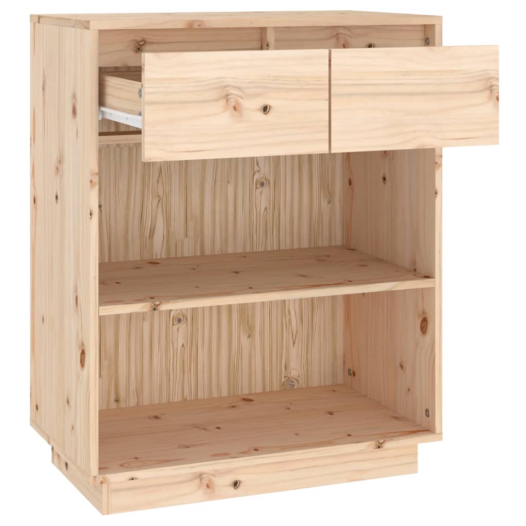 vidaXL Dulap consolă, 60x34x75 cm, lemn masiv de pin vidaXL Dulap consolă, 60x34x75 cm, lemn masiv de pin