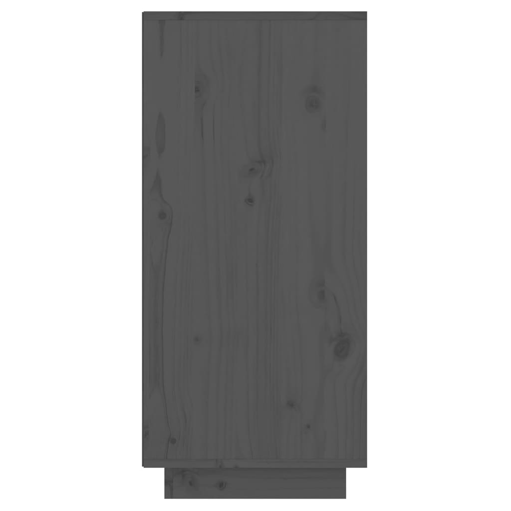 vidaXL Dulap consolă, gri, 60x34x75 cm, lemn masiv de pin vidaXL Dulap consolă, gri, 60x34x75 cm, lemn masiv de pin
