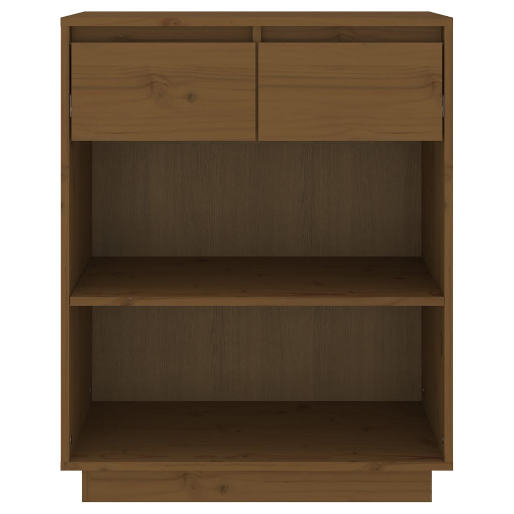 vidaXL Dulap consolă, maro miere, 60x34x75 cm, lemn masiv de pin vidaXL Dulap consolă, maro miere, 60x34x75 cm, lemn masiv de pin